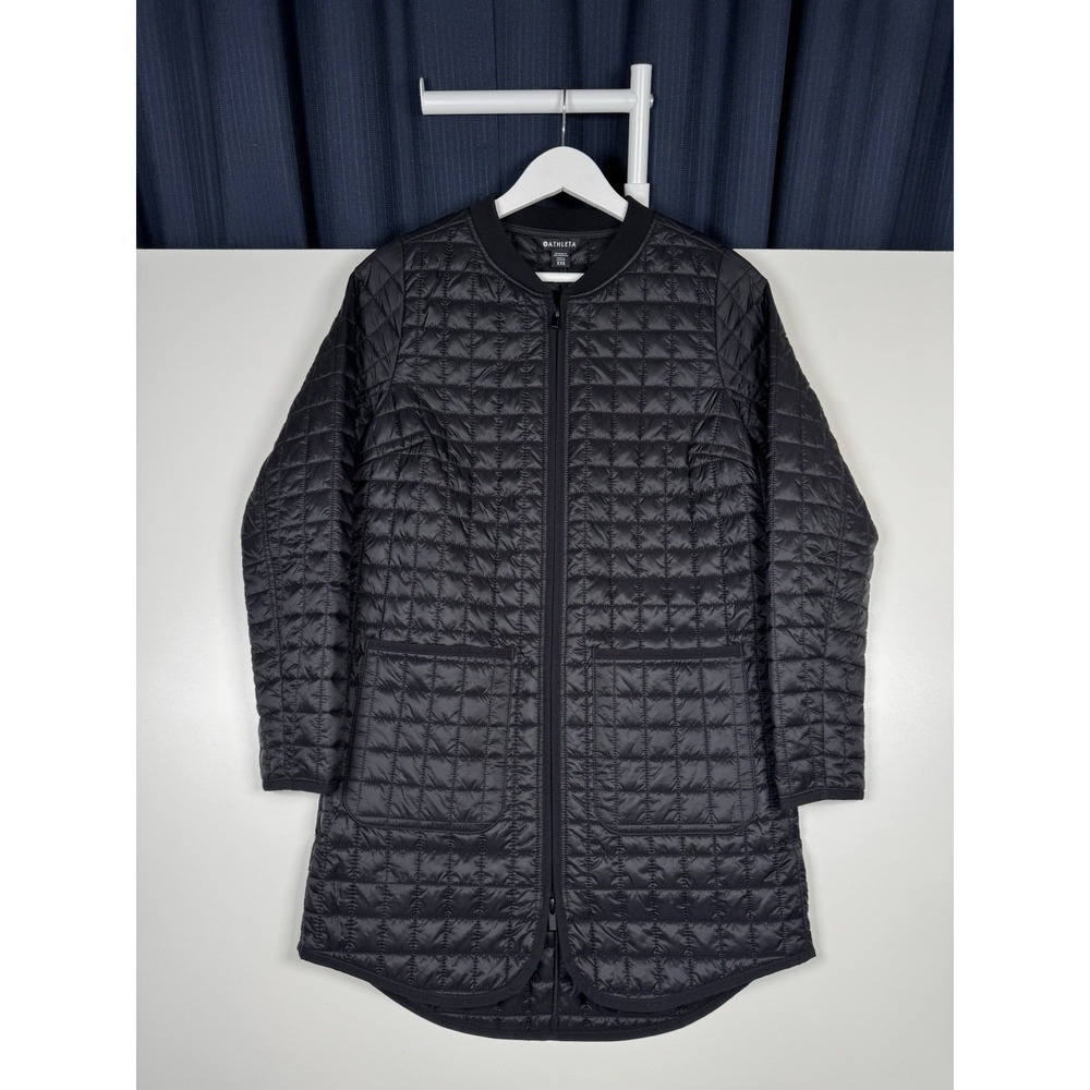ATHLETA Jacket Women's Black Grandview Primaloft Quilted - XXS